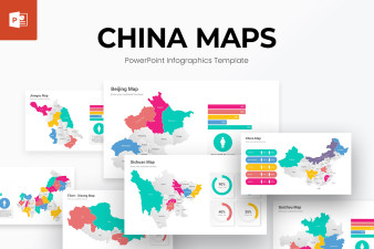 China Maps PowerPoint Templates